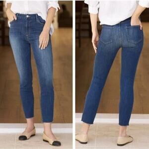 Frank & Eileen Blue Denim Sligo Skinny Raw Hem 28
